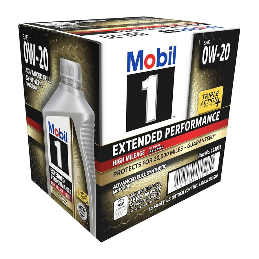 Amazon.com: Mobil 1 Extended Performance High Mileage Full